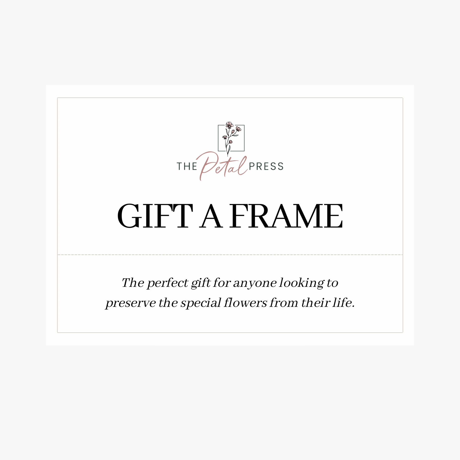 Gift Cards | Wedding Bouquet Preservation – The Petal Press